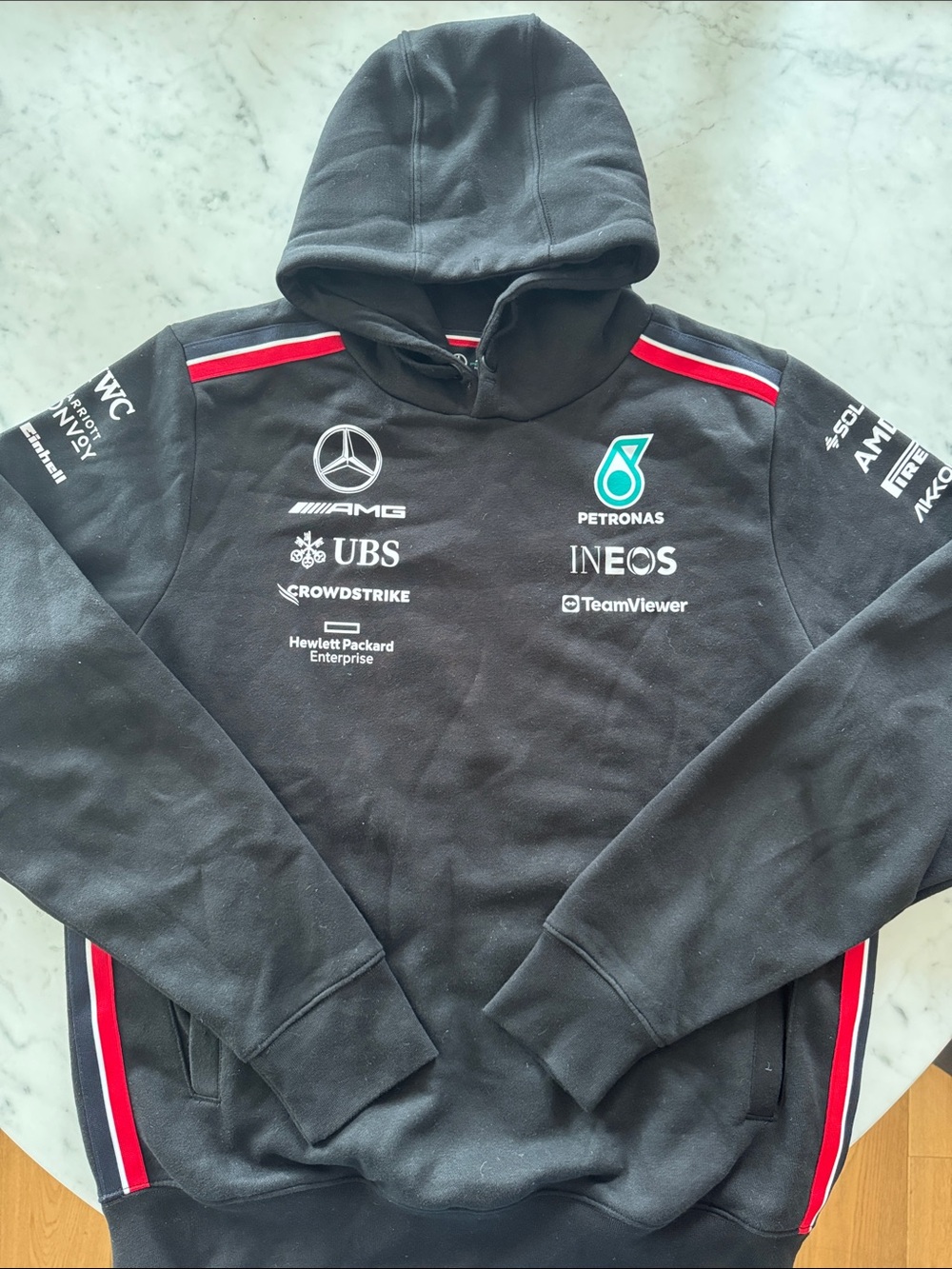 Mercedes AMG Petronas Black Hoodie